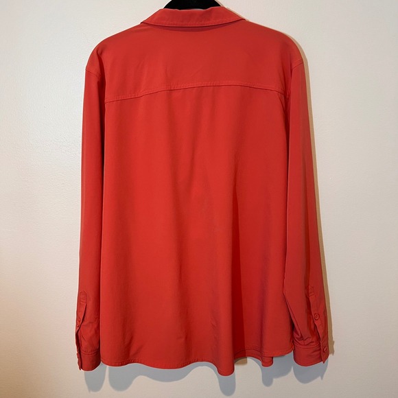 Eddie Bauer Womens Long Sleeve Departure Shirt Button Down Active Lightweight XL - Picture 14 of 15